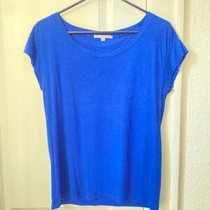 GAP open crew in active blue color, size S.